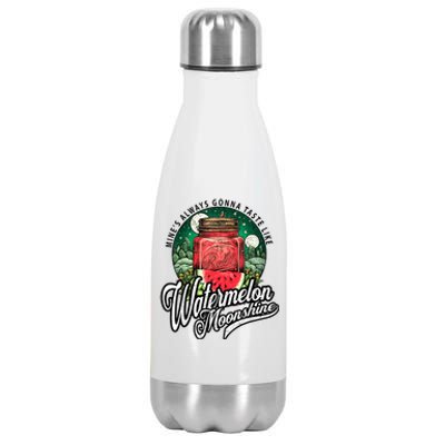 Watermelon Moonshine Retro Country Music Stainless Steel Insulated Water Bottle