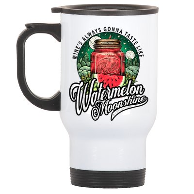 Watermelon Moonshine Retro Country Music Stainless Steel Travel Mug