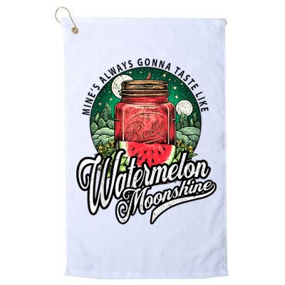 Watermelon Moonshine Retro Country Music Golf Towel