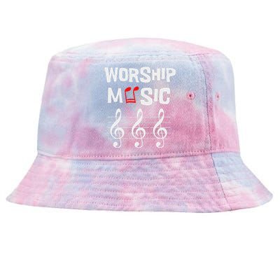 Worship Music Religious Faith Celebration Tie-Dyed Bucket Hat