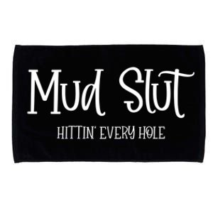 Womens Mud Run Race Team 4x4 Offroading ATV Mud Slut Microfiber Hand Towel