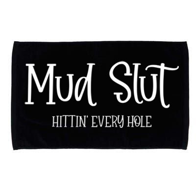 Womens Mud Run Race Team 4x4 Offroading ATV Mud Slut Microfiber Hand Towel