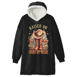 Western Music Raised On 90’S Country Music Hooded Wearable Blanket