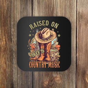 Western Music Raised On 90’S Country Music Coaster