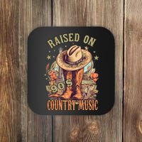 Western Music Raised On 90’S Country Music Coaster