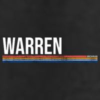 Warren Michigan Retro Logo 7 Panel Mesh Trucker Snapback Hat