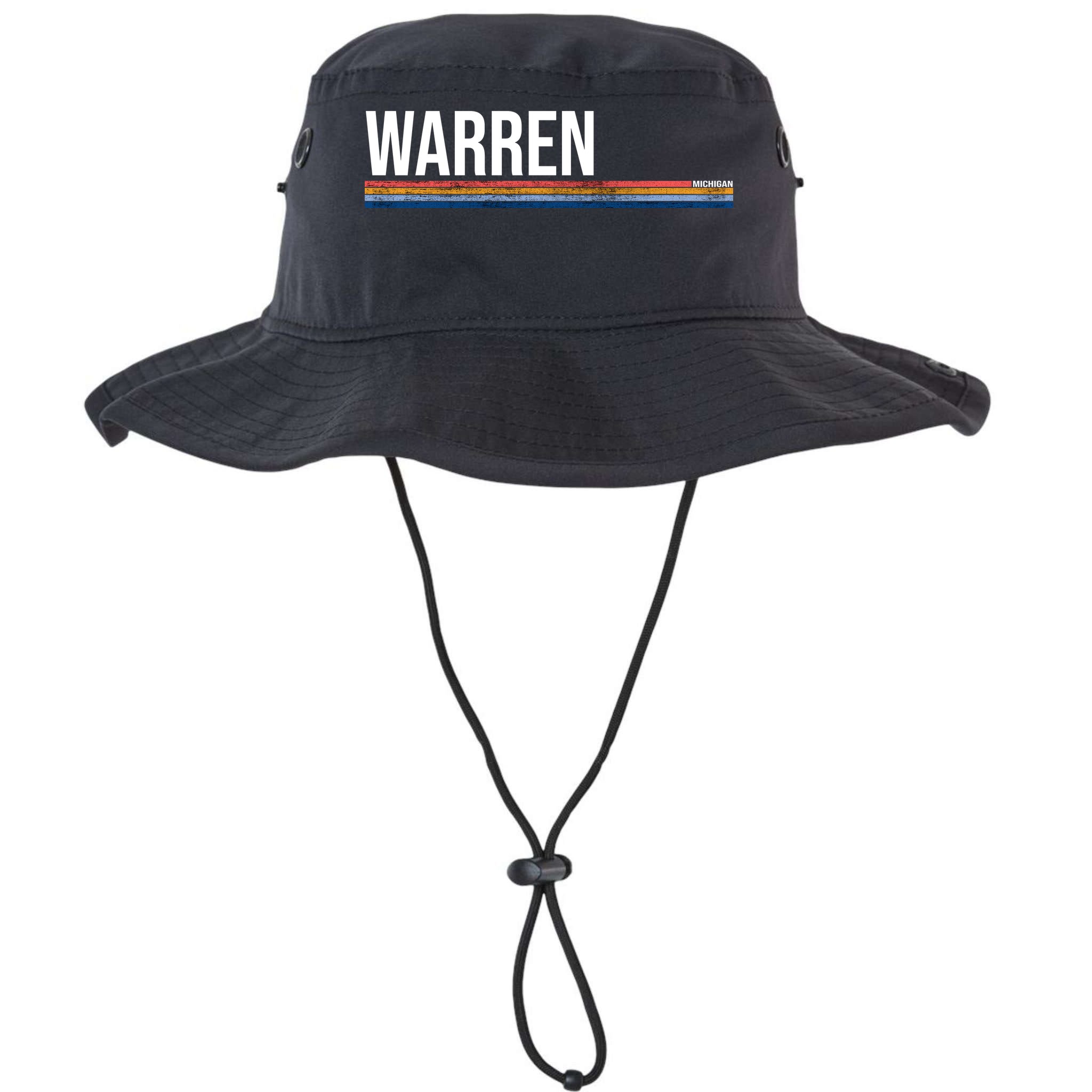 Warren Michigan Retro Logo Bucket Hat