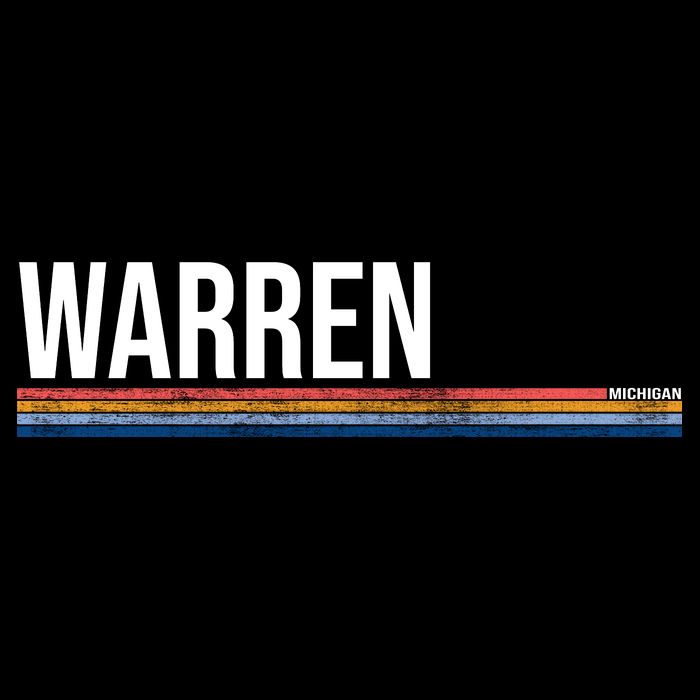Warren Michigan Retro Logo Bucket Hat