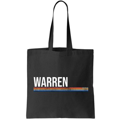 Warren Michigan Retro Logo Bag