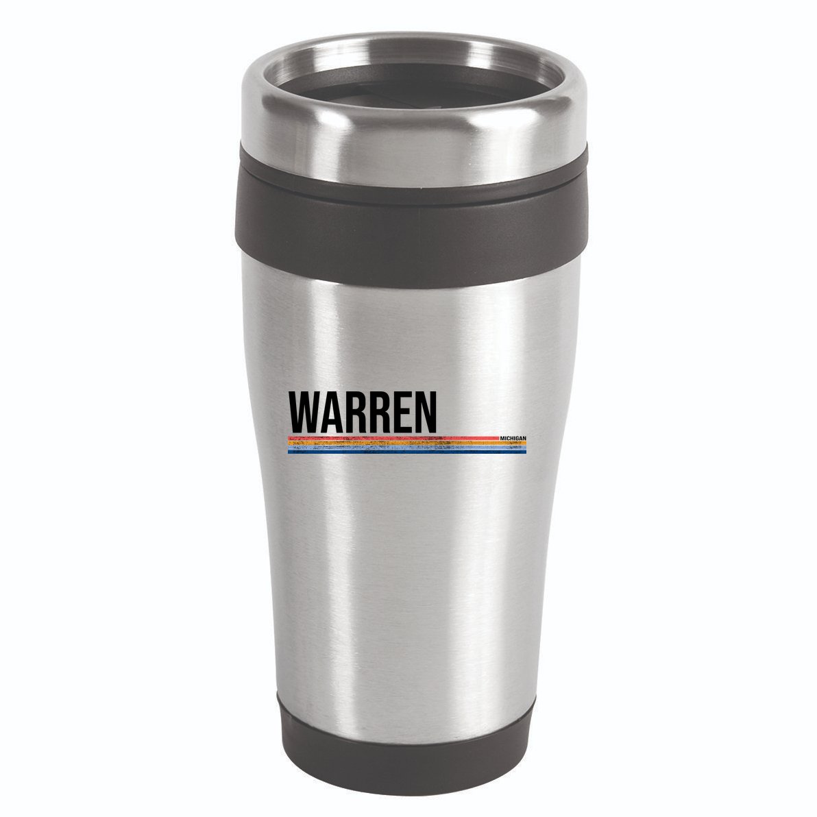 Warren Michigan Retro Logo 16oz Travel Tumbler