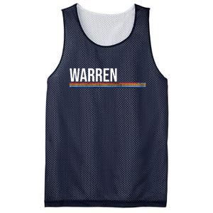 Warren Michigan Retro Logo Mesh Reversible Basketball Jersey Tank