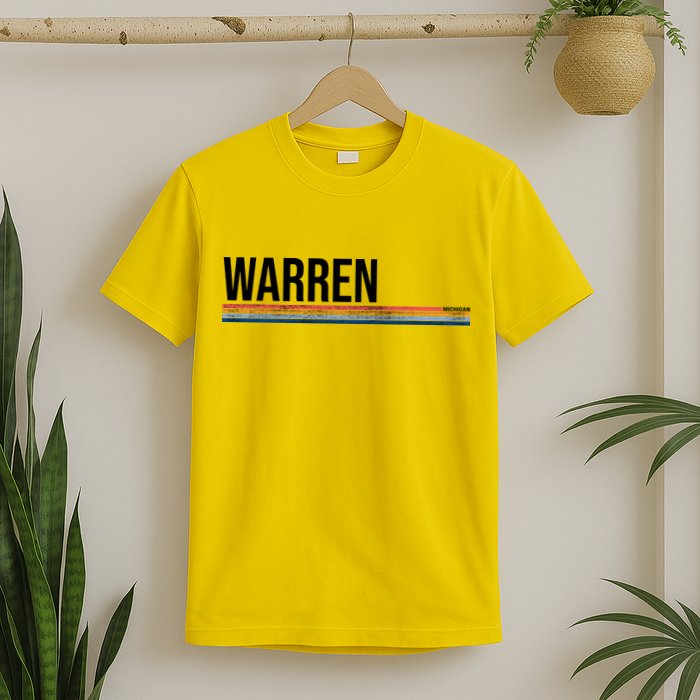 Warren Michigan Retro Logo T-Shirt
