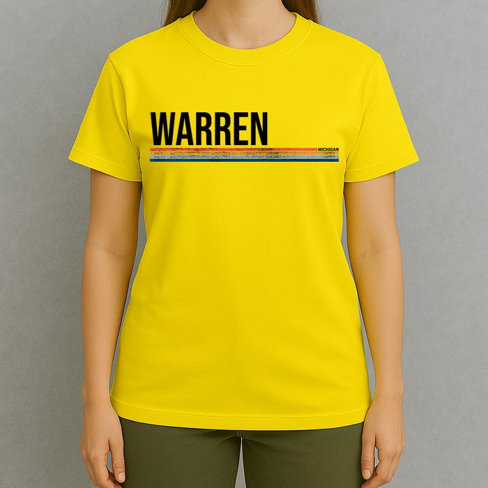 Warren Michigan Retro Logo T-Shirt