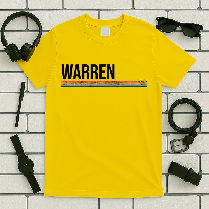 Warren Michigan Retro Logo T-Shirt