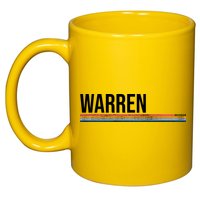 Warren Michigan Retro Logo 11oz C Handle Ceramic Mug
