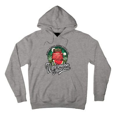 Watermelon Moonshine Retro Country Music Tall Hoodie