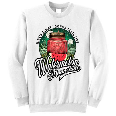 Watermelon Moonshine Retro Country Music Sweatshirt