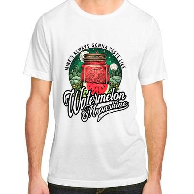 Watermelon Moonshine Retro Country Music Adult ChromaSoft Performance T-Shirt