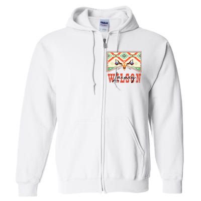 Watermelon Moonshine Retro Country Music Full Zip Hoodie