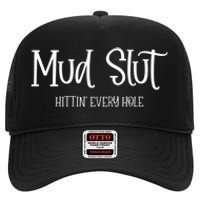 Womens Mud Run Race Team 4x4 Offroading ATV Mud Slut High Crown Mesh Back Trucker Hat