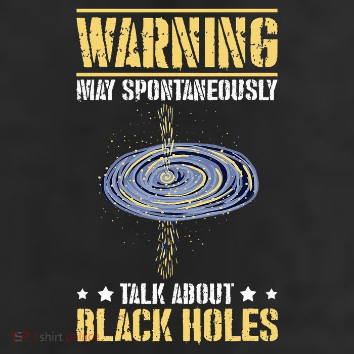 Warning May Spontaneously Talk About Black Holes 25L Jumbo Tote