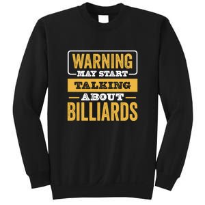 Warning May Star Talking About Billiards Dad Gift For Father's Day Sweatshirt