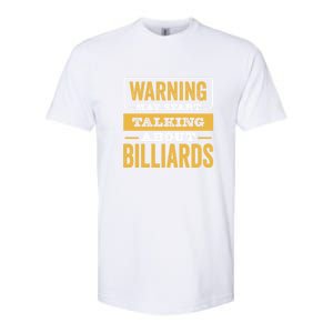 Warning May Star Talking About Billiards Dad Gift For Father's Day Softstyle CVC T-Shirt