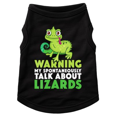 Warning May Spontaneously Talk About Lizards Lizard Reptiles Doggie Tank