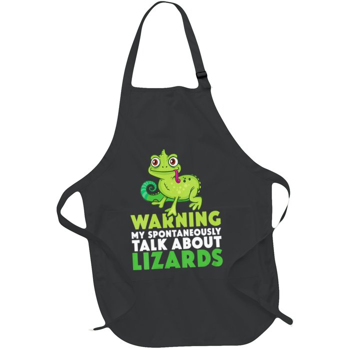 Warning May Spontaneously Talk About Lizards Lizard Reptiles Apron
