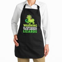 Warning May Spontaneously Talk About Lizards Lizard Reptiles Apron