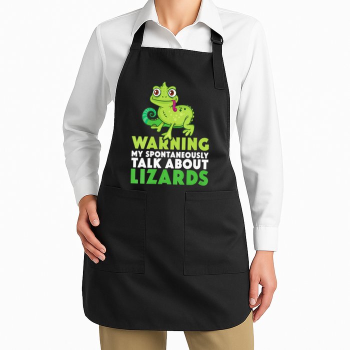 Warning May Spontaneously Talk About Lizards Lizard Reptiles Apron