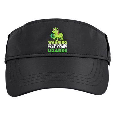 Warning May Spontaneously Talk About Lizards Lizard Reptiles Adult Drive Performance Visor
