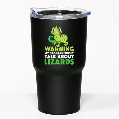 Warning May Spontaneously Talk About Lizards Lizard Reptiles Tumbler