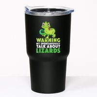 Warning May Spontaneously Talk About Lizards Lizard Reptiles Tumbler
