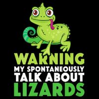 Warning May Spontaneously Talk About Lizards Lizard Reptiles Cooling Performance Long Sleeve Crew