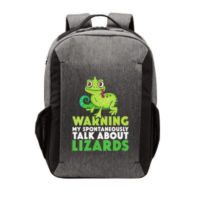 Warning May Spontaneously Talk About Lizards Lizard Reptiles Vector Backpack