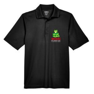 Warning May Suddenly Talk About Snakes Men's Origin Performance Pique Polo