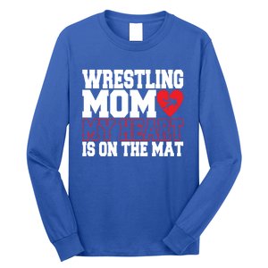 Wrestling Mom Style Freestyle Wrestling Cute Gift Long Sleeve Shirt