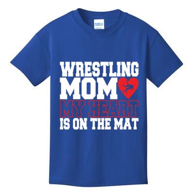 Wrestling Mom Style Freestyle Wrestling Cute Gift Kids T-Shirt