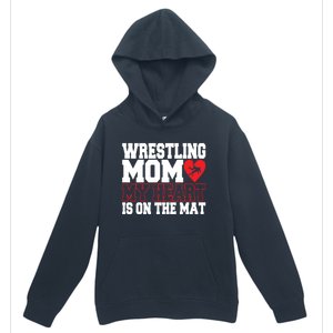 Wrestling Mom Style Freestyle Wrestling Cute Gift Urban Pullover Hoodie