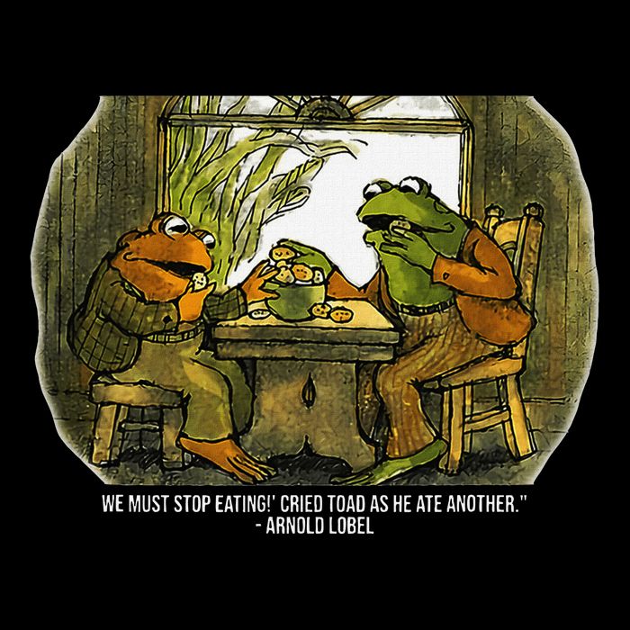 We Must Stop Eating Cried Toad As He Ate Fog And Toad Quote Long Sleeve Shirt