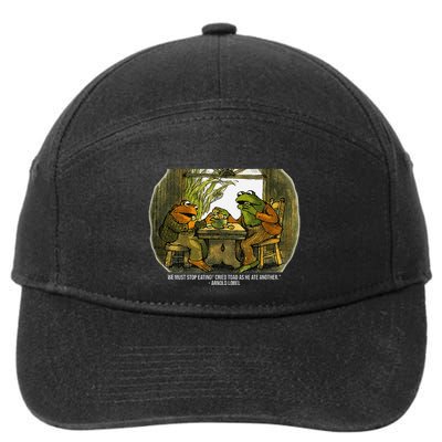 We Must Stop Eating Cried Toad As He Ate Fog And Toad Quote 7-Panel Snapback Hat