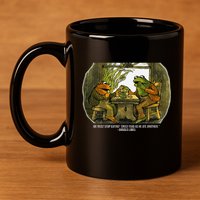 We Must Stop Eating Cried Toad As He Ate Fog And Toad Quote 11oz C Handle Ceramic Mug