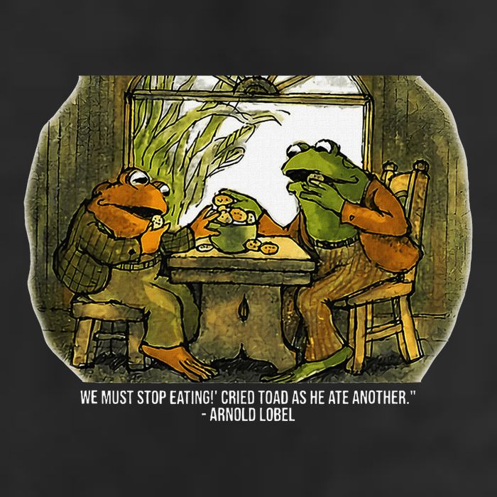 We Must Stop Eating Cried Toad As He Ate Fog And Toad Quote Golf Towel