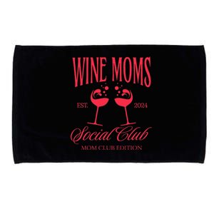 Wine Moms Social Club Brunch Day Drinking Matching Microfiber Hand Towel