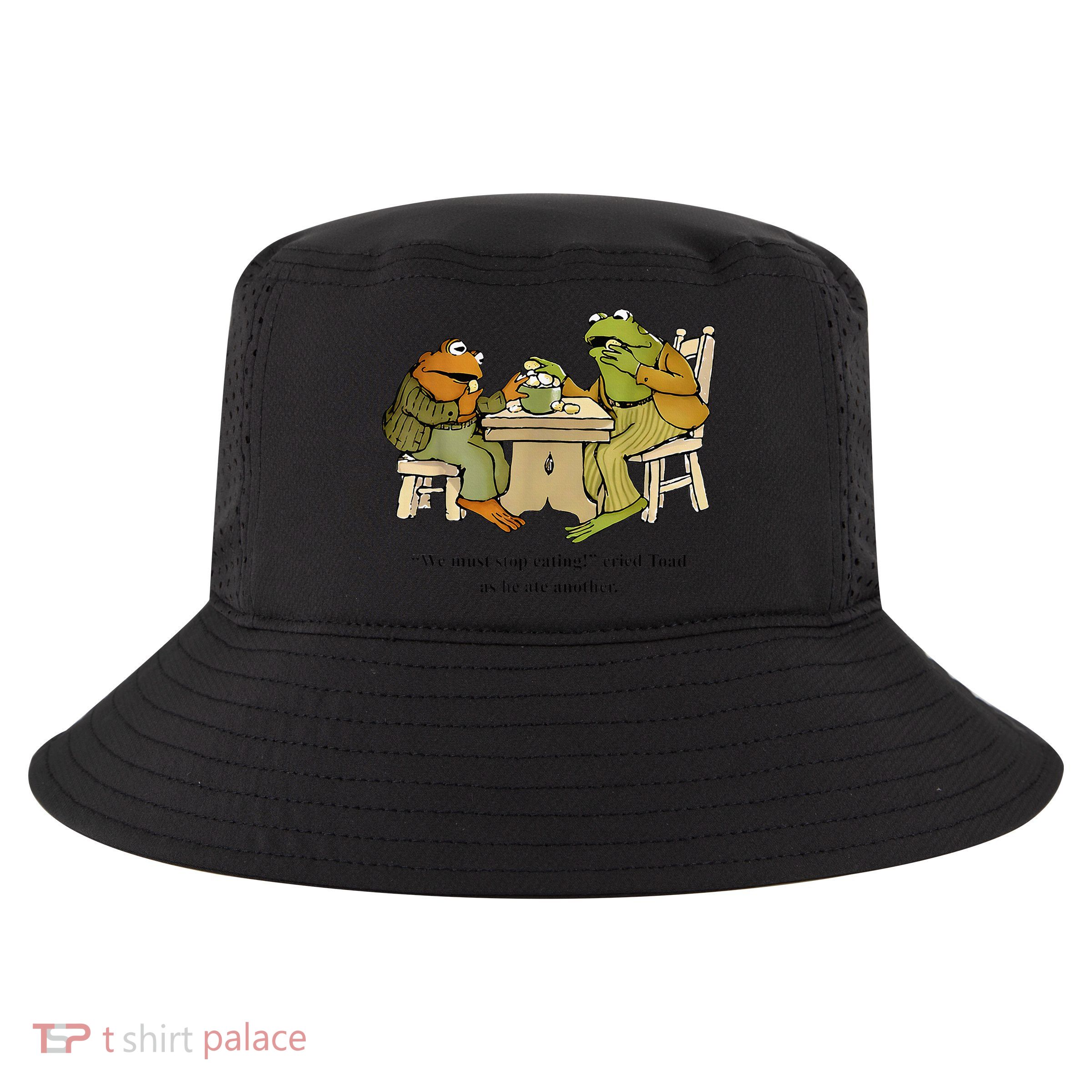 We Must Stop Eating Cried Toad As He Ate Another Frog Toad Cool Comfort Performance Bucket Hat