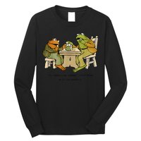 We Must Stop Eating Cried Toad As He Ate Another Frog Toad Long Sleeve Shirt