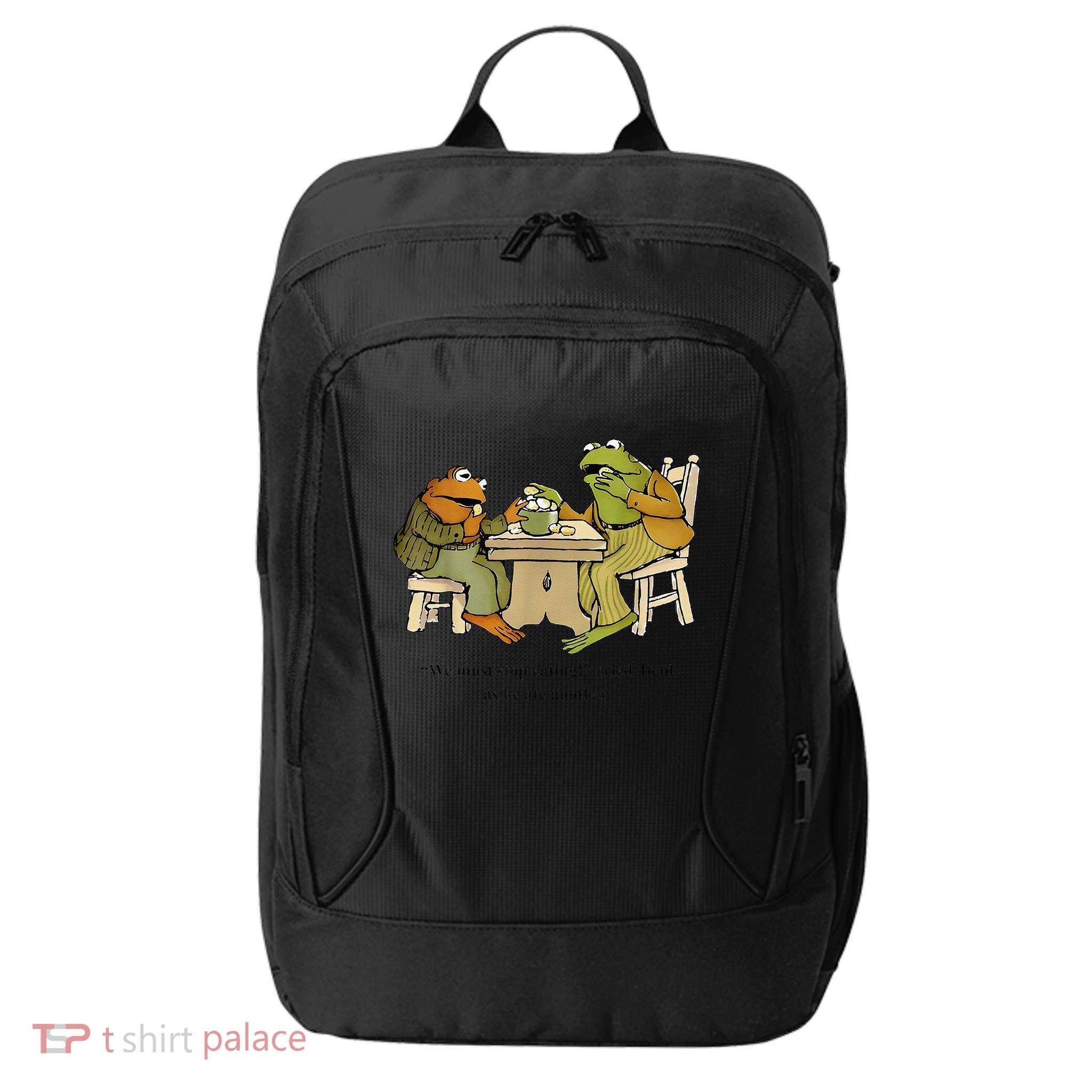 We Must Stop Eating Cried Toad As He Ate Another Frog Toad City Backpack