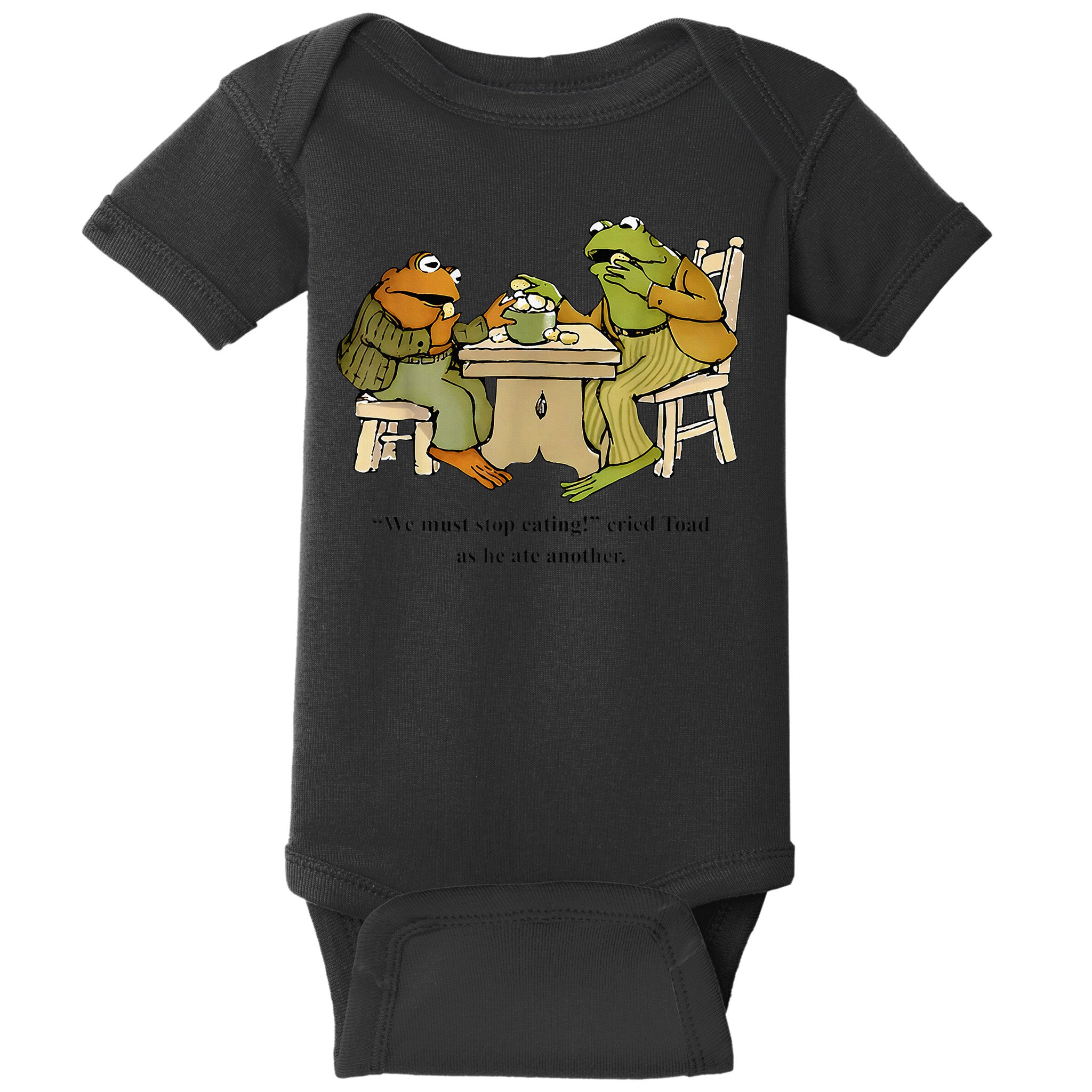 We Must Stop Eating Cried Toad As He Ate Another Frog Toad Baby Bodysuit