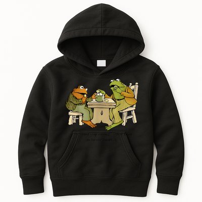 We Must Stop Eating Cried Toad As He Ate Another Frog Toad Kids Hoodie